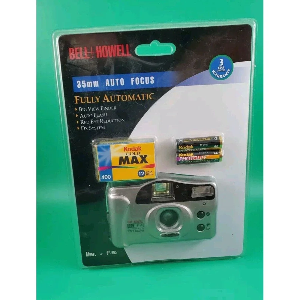 Bell Howell BF-905 Fully Automatic 35mm Auto Focus - NOS, Sealed